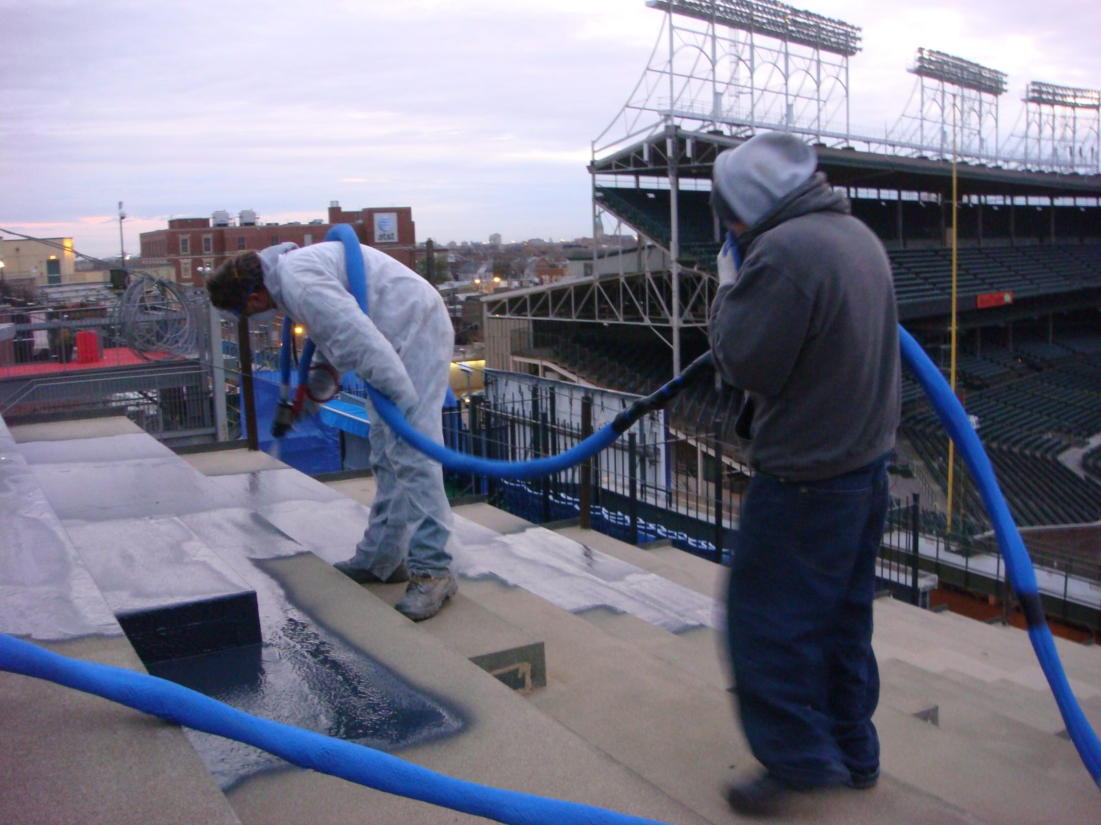 Floor wear course installation
